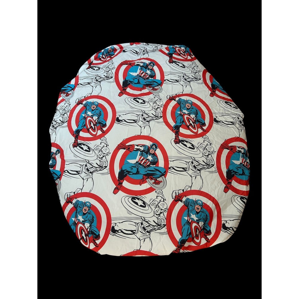 Marvel Captain America Full Bedding Set Fitted Sheet and Pillowcase Jay Franco